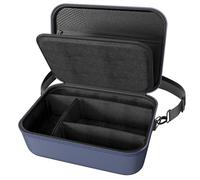 ProCase Sacoche pour Appareil Photo DSLR/SLR, Housse Rigide Rembourrée avec Bandoulière Séparateurs pour Appareil Photo Numérique Nikon/Sony/Canon EOS R100 R50 et Accessoires -Bleu Marine