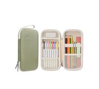 ProCase Trousse Rigide, Étui à Crayons, Trousse Scolaire -Vert
