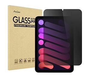 ProCase Verre Trempé pour Nouvel iPad Mini 6ème Génération 8.3" en 2021, Anti Espion Films Protections d'Écran Screen Protecteur, Anti Rayures 0.33mm Épaisseur Dureté 9H
