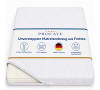 PROCAVE Housse de Matelas en Tissu éponge Non matelassé 70 x 190 cm - Hauteur du Matelas 10-15 cm - Protège-Matelas