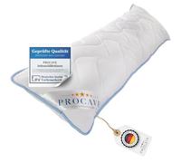 PROCAVE Oreiller pour dormeur latéral, revêtement TopCool, Coussin d’Allaitement Doux, Coussin de maternité Respirant 40x145 cm, fabriqué en Allemagne