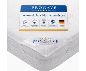 PROCAVE | protège-Matelas imperméable dans des Tailles différentes | alèse imperméable en Molleton | fabriqué en Allemagne | protège-Oreiller| 160x200 cm