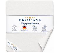 PROCAVE protège-sommier pour Le sommier à Lattes en différentes Tailles - Made in Germany | Matelas et protège-Matelas 160x210 cm | Respirant, antidérapant et Lavable