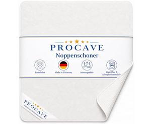 PROCAVE protège-sommier pour Le sommier à Lattes en différentes Tailles - Made in Germany | Matelas et protège-Matelas 140x200 cm | Respirant, antidérapant et Lavable