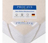 PROCAVE sur-Matelas en Molleton, Protection pour Matelas en 100% Coton, protège-Matelas, alèse pour lit, fabriqué en Allemagne en 70x160cm