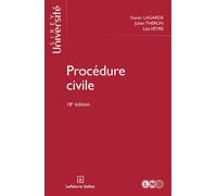 Procédure civile 18ème édition - Gérard Couchez - Sirey - broché - Etude