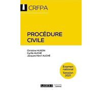 Procédure civile: CRFPA - Examen national Session 2021