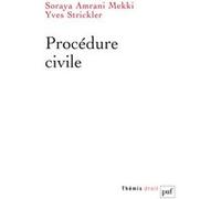 Procédure civile Soraya Amrani Mekki (Auteur), Yves Strickler (Auteur)