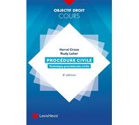Procédure civile Technique procédurale civile - Hervé Croze - LexisNexis - broché - Etude