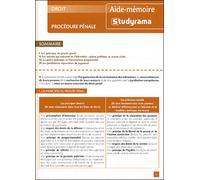 Procédure pénale - Collectif - Studyrama Eds - broché - Essai