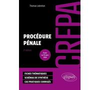 Procédure Pénale - Crfpa 2024