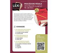 Procédure pénale: De la découverte au jugement des infractions