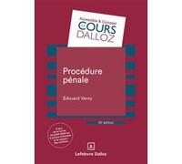 Procédure pénale Edouard Verny (Auteur)