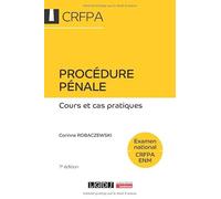 Procédure pénale: Cours, actualités et exercices corrigés