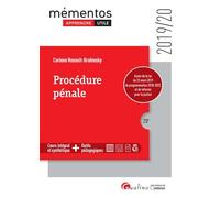 Procédure pénale: Intègre les dispositions de la loi du 23 mars 2019 de programmation 2018-2022 et de réforme de la justice - Acteurs du procès pénal ... particulier du mineur (2019-2020) (20e éd.)