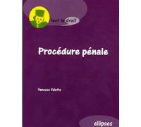 Procédure pénale - Vanessa Valette - Ellipses - broché - Scolaire / Universitaire