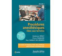 Stéphane Mérat – Procédures anesthésiques liées aux terrains: Volume 2 – Broché – Arnette