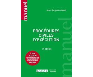Procédures civiles d'exécution: À jour de la loi du 14 février 2022 sur l'entrepreneur individuel (2022)