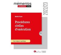 Procédures civiles d'exécution: Cours intégral et synthétique
