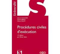 Procédures civiles d'exécution Gérard Couchez (Auteur), Daniel Lebeau (Auteur), Olivier Salati (Auteur)