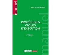 Procédures civiles d'exécution - Jean-Jacques Ansault - Lgdj - broché - Manuel