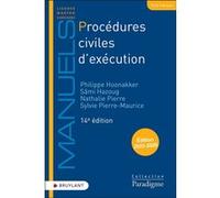 Procédures civiles d'exécution Philippe Hoonakker (Auteur), Sâmi Hazoug (Auteur), Nathalie Pierre (Auteur), Sylvie Pierre-Maurice (Auteur), François Fourment (Collection dirigée par)