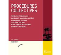 Procédures Collectives - Edition 2020-2021