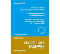 Procédures d'appel 2025/2026. 3e éd.