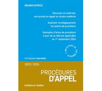 Procédures d'appel 2025/2026. 3e éd.