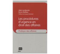 Procédures D'urgence En Droit Des Affaires