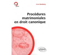Procédures Matrimoniales En Droit Canonique