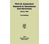 Proceeding Of The First Lunar International Laboratory (Lil) Symposium Research In Geosciences And Astronomy