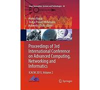 Proceedings Of 3rd International Conference On Advanced Computing, Networking And Informatics