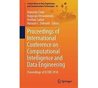 Proceedings Of International Conference On Computational Intelligence And Data Engineering