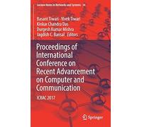 Proceedings Of International Conference On Recent Advancement On Computer And Communication