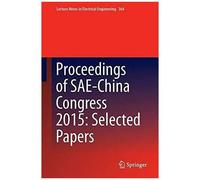 Proceedings Of Sae-China Congress 2015: Selected Papers