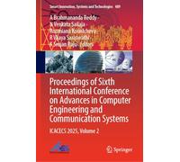 Proceedings of Sixth International Conference on Advances in Computer Engineering and Communication Systems: ICACECS 2025, Volume 2