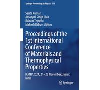 Proceedings of the 1st International Conference on Materials and Thermophysical Properties: ICMTP-2024, 21-23 November, Jaipur, India