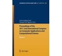Proceedings Of The 2011 2nd International Congress On Computer Applications And Computational Science
