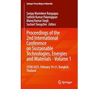 Proceedings of the 2nd International Conference on Sustainable Technologies, Energies and Materials - Volume 1: STEM 2025, February 19-21, Bangkok, Thailand