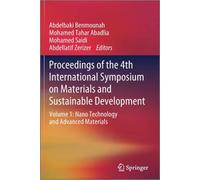 Proceedings Of The 4th International Symposium On Materials And Sustainable Development