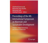 Proceedings Of The 4th International Symposium On Materials And Sustainable Development