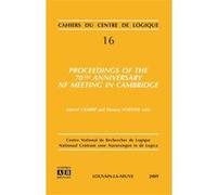 Proceedings of the 70th anniversary nf meeting in cambridge Thomas Forster (Auteur), Marcel Crabbe (Auteur)