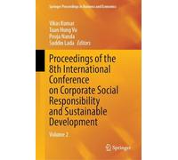 Proceedings of the 8th International Conference on Corporate Social Responsibility and Sustainable Development: Volume 2