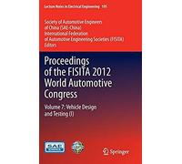 Proceedings Of The Fisita 2012 World Automotive Congress
