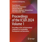 Proceedings of the ICSDI 2024 Volume 1: Proceedings of the 2nd International Conference on Sustainability: Developments and Innovations