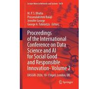 Proceedings of the International Conference on Data Science and AI for Social Good and Responsible Innovation- Volume 2: DASGRI-2026; 10-11April, London, UK