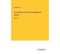 Proceedings Of The Royal Geographical Society