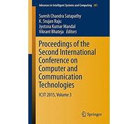 Proceedings Of The Second International Conference On Computer And Communication Technologies