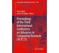 Proceedings Of The Third International Conference On Advances In Computing Research (Acr'25)